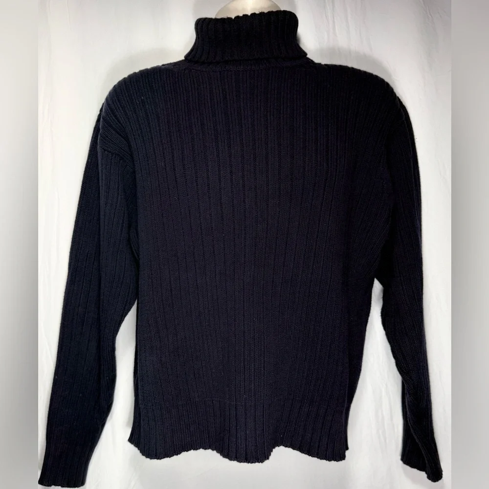 J. CREW Vintage Ribbed Turtleneck Sweater